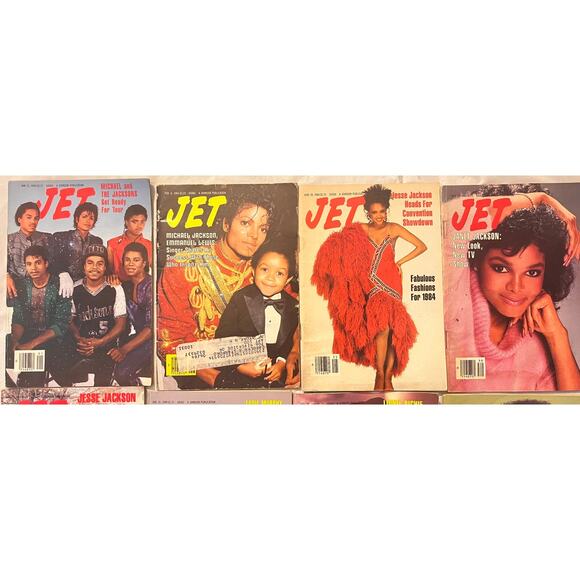 Vintage Jet Magazines Lot (14) 1984 Michael Janet Jackson Lionel Richie Mr. T - Picture 3 of 16